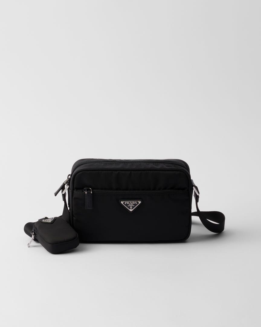 PRADA ブラック ショルダーバッグ レシート、箱付き 未使用】PRADA ブラック ショルダーバッグ