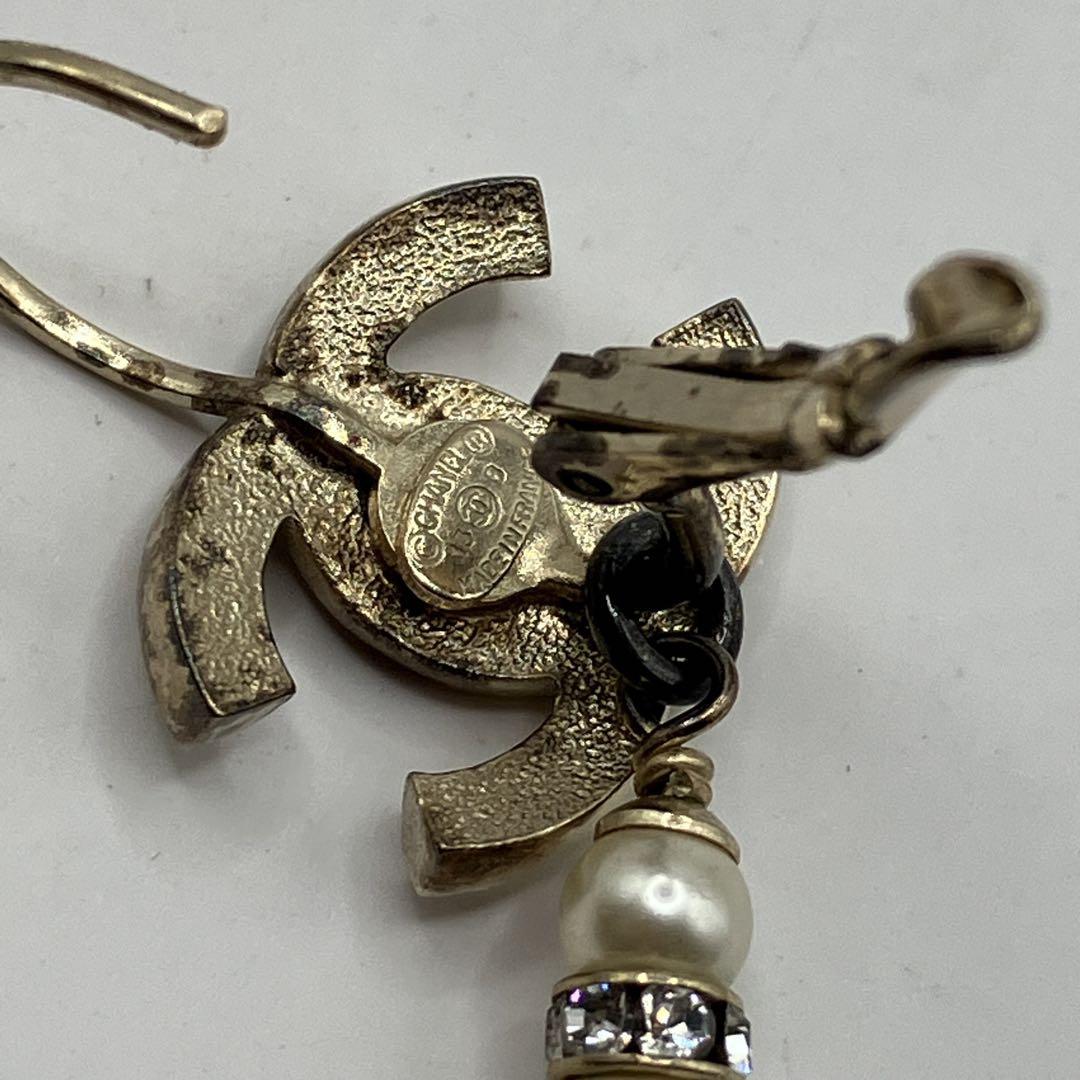 ♢ CHANEL シャネル ココマーク　パールピアス