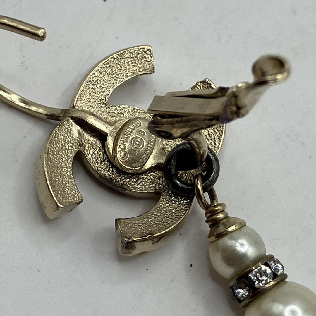 ♢ CHANEL シャネル ココマーク　パールピアス