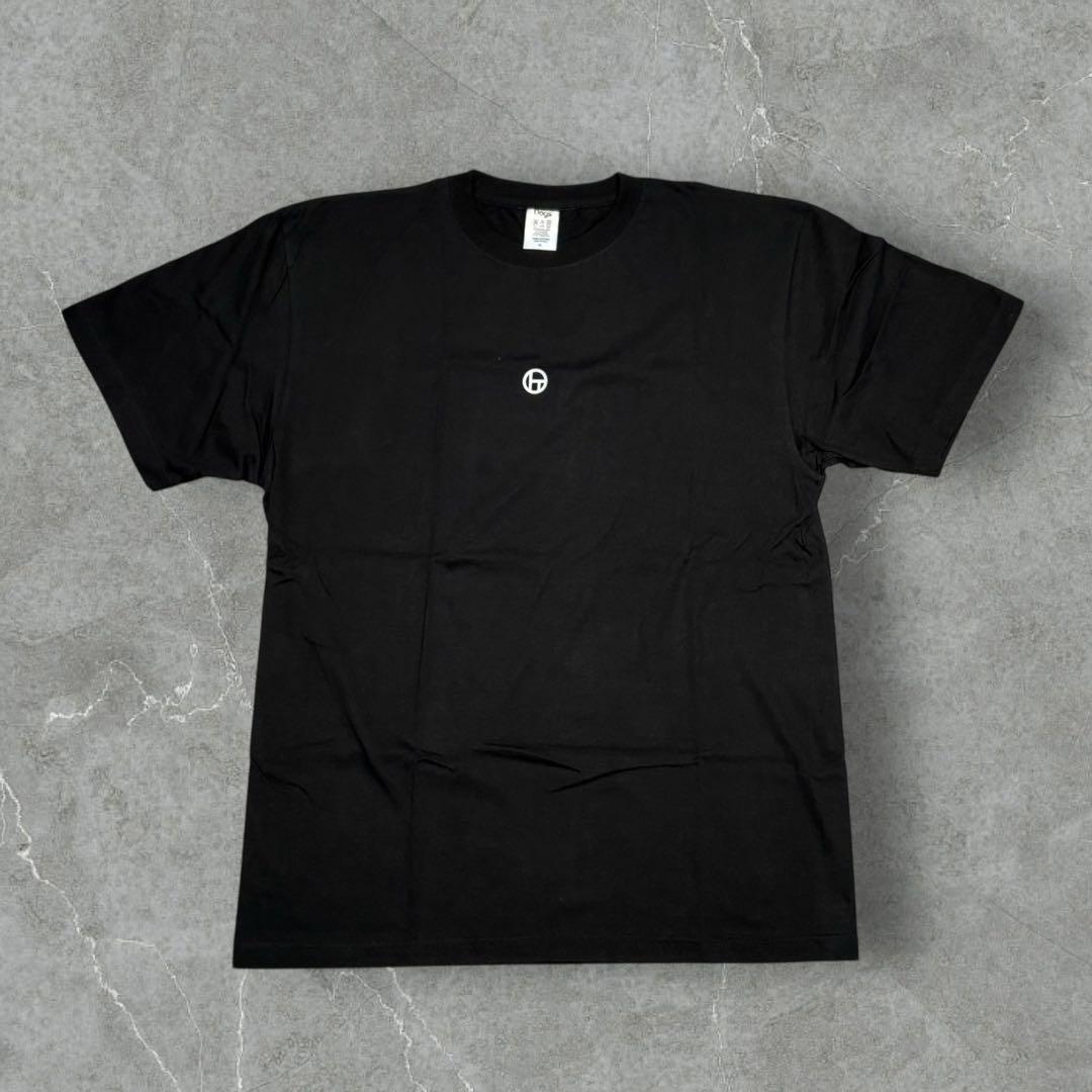 【Dogs】 mini logo T-shirt black XL