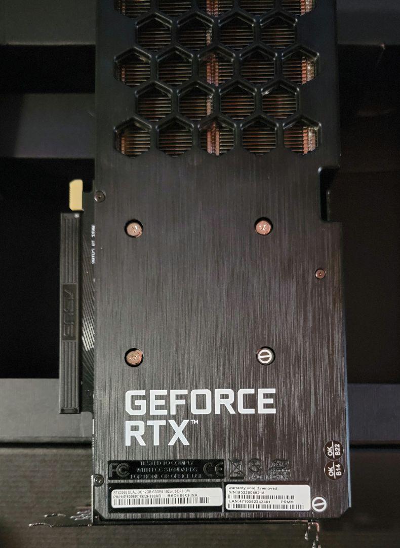 グラフィックボード・グラボ・ビデオカード RTX 3060 DUAL 12GB 192bit