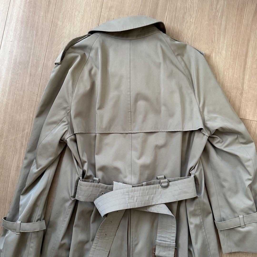 【美品】90s  アクアスキュータム トレンチコート vintage 古着