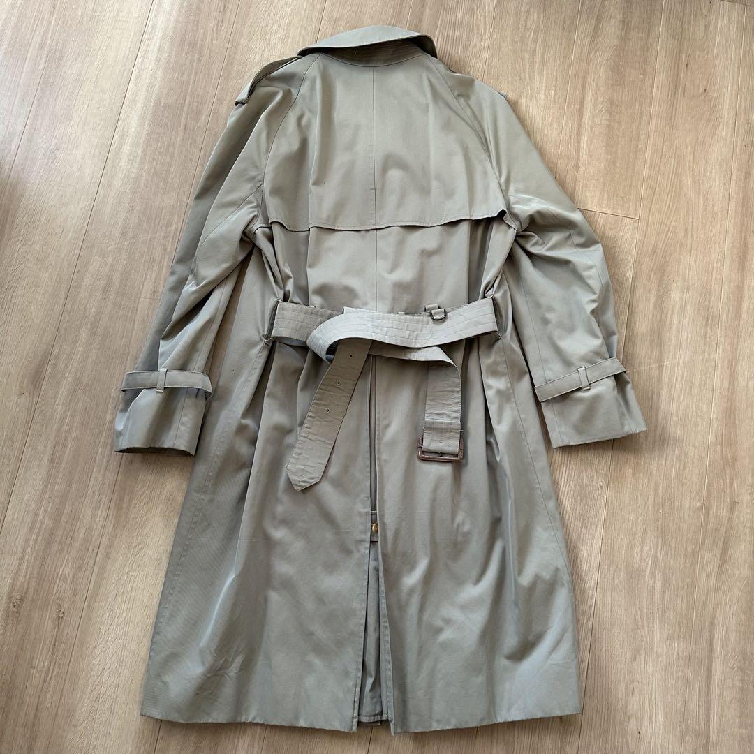 【美品】90s  アクアスキュータム トレンチコート vintage 古着