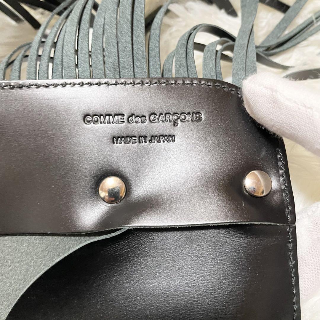 未使用品】 CDG コムデギャルソン フリンジ ウォレット 長財布 蛇腹