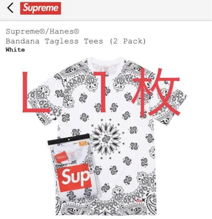 黒 L Supreme Hanes Bandana Tees バンダナTシャツ - www.alexwollecke.de