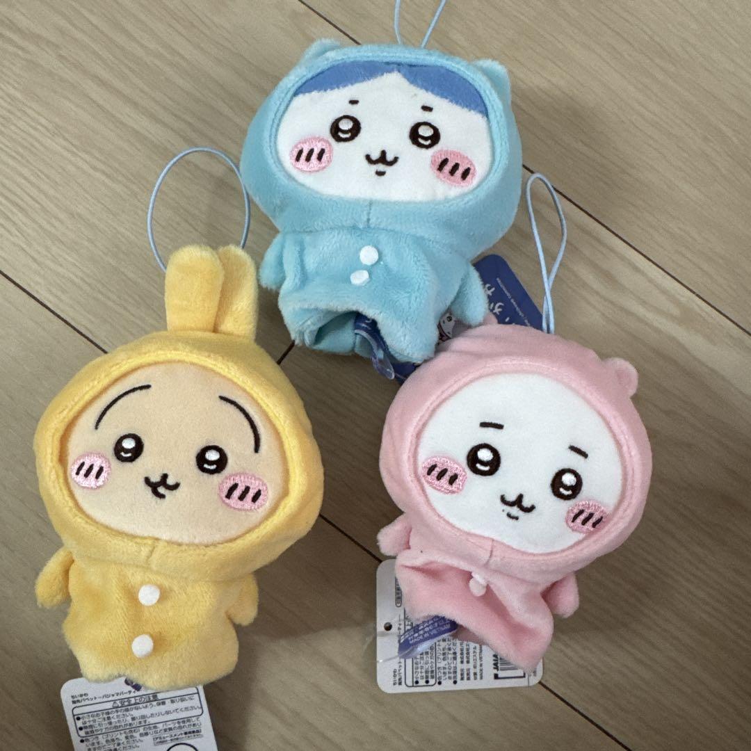 ちいかわ　指先パペット〜パジャマパーティー〜 楽天市場】ちいかわ 指先パペット パジャマパーティー 全3種