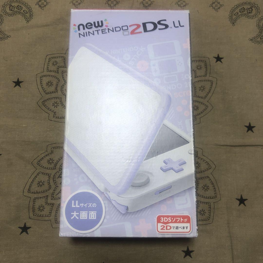 美品 Newニンテンドー2DS LL ホワイト×ラベンダー 箱あり
