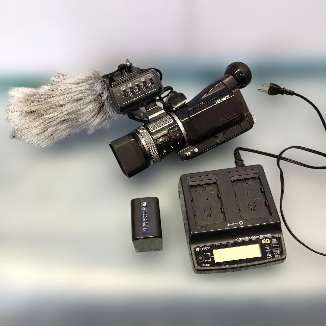 SONY HVR-A1J HDV業務用カメラ バッテリー純正マイク充電器セット