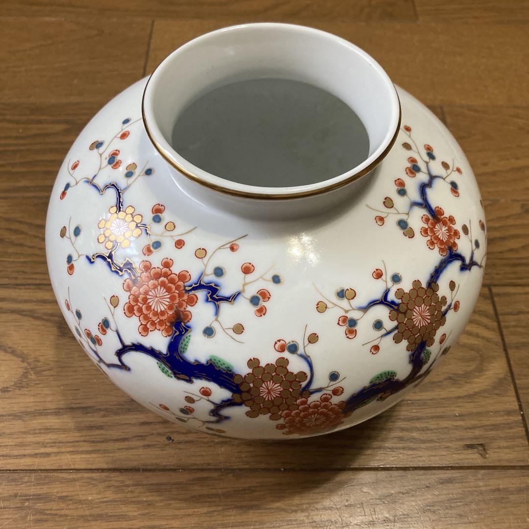 深川製磁 花瓶 有田焼 瑠璃葡萄 金彩 深川製磁 壷・花瓶 - メルカリ
