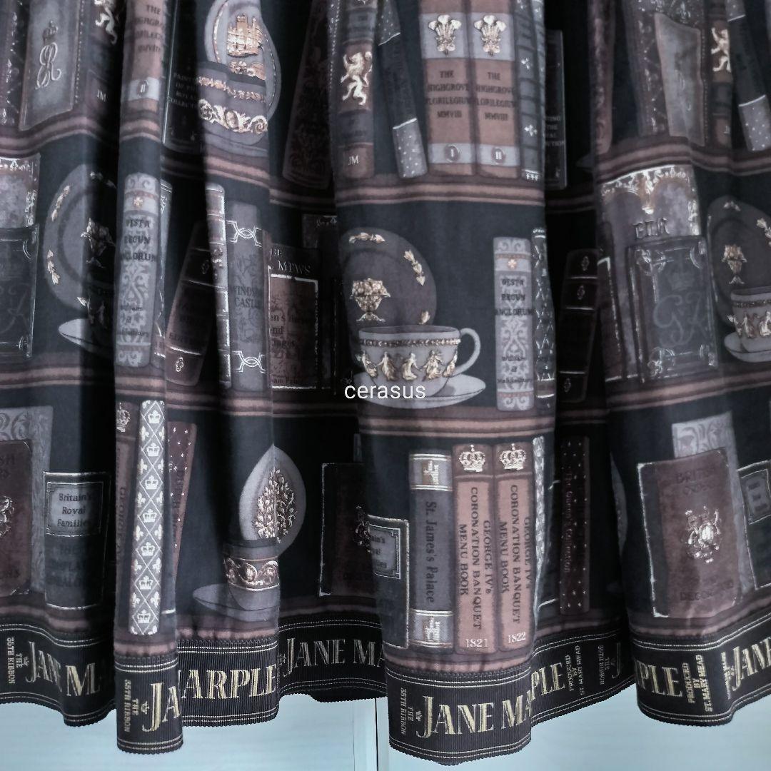 Jane Marple Holy libraryのドレススカート 天使 本棚柄 Jane Marple Holy libraryのドレススカート 天使 本棚柄 Jane
