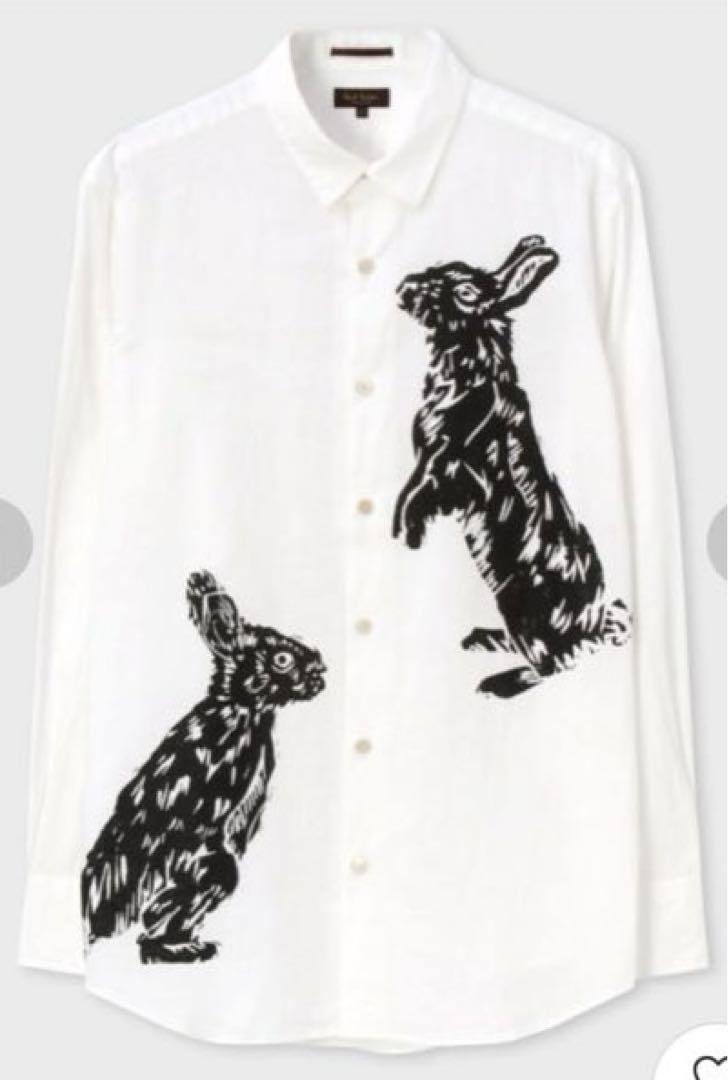 Paul Smith COLLECTION ラビットプリント カジュアルシャツ