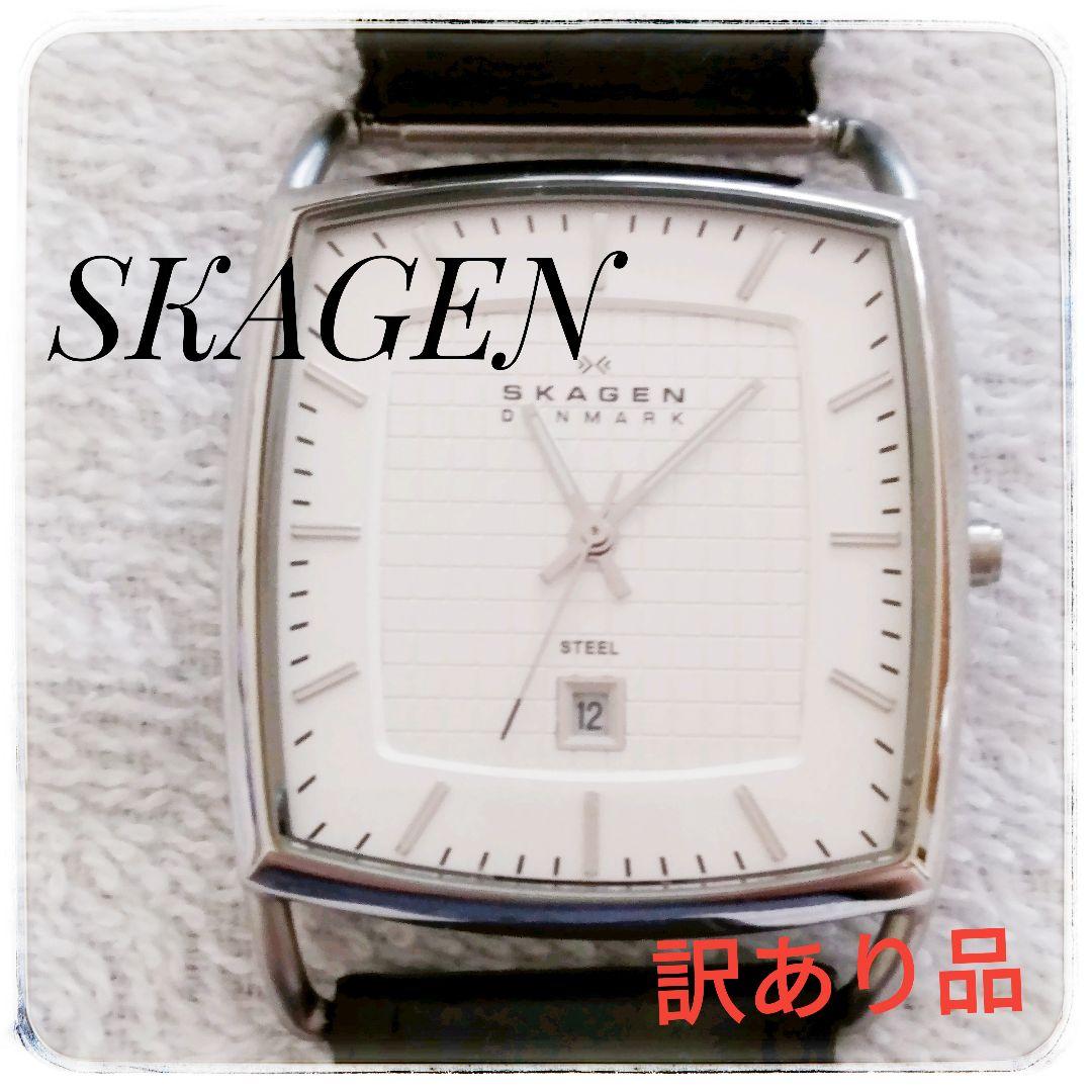 マラソン限定!ポイント5倍 【極美品】SKAGENスカーゲン ホワイト