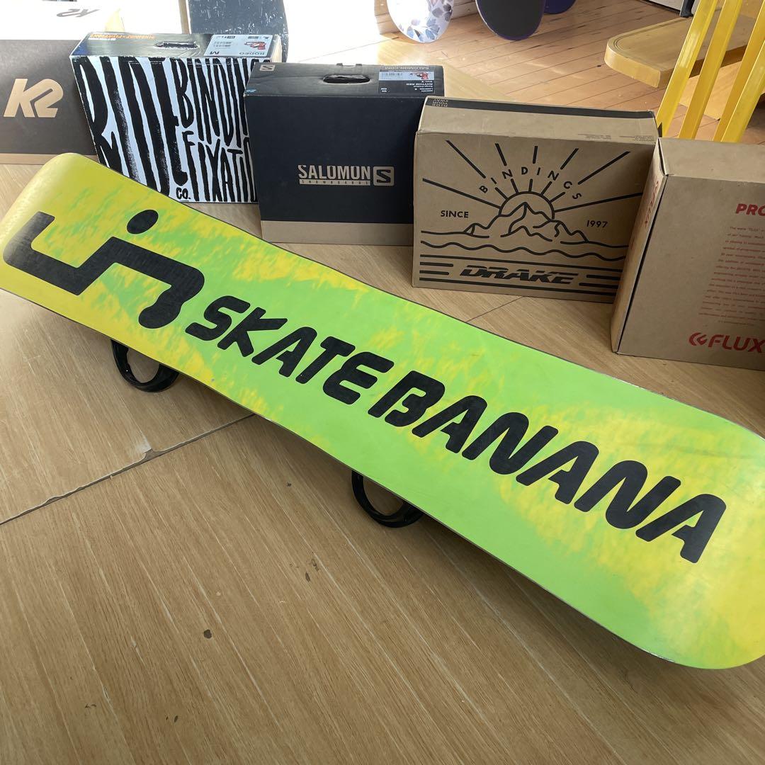 LIBTECH×FLUX　フラックスバイン付スノーボードセット　名作BANANA