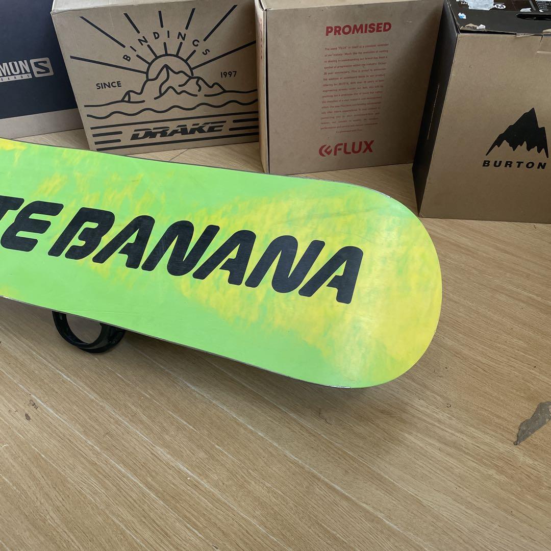 LIBTECH×FLUX　フラックスバイン付スノーボードセット　名作BANANA