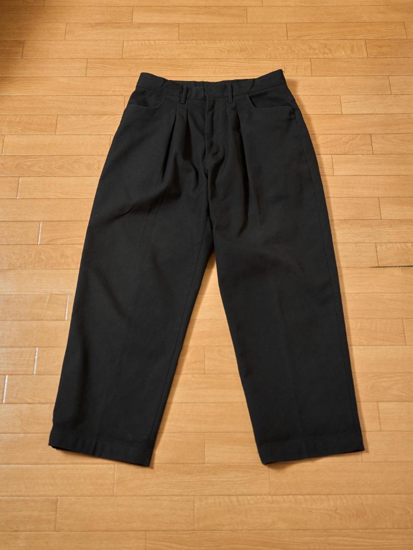 FARAH TwoTuck Wide Tapered Pants Hopsack