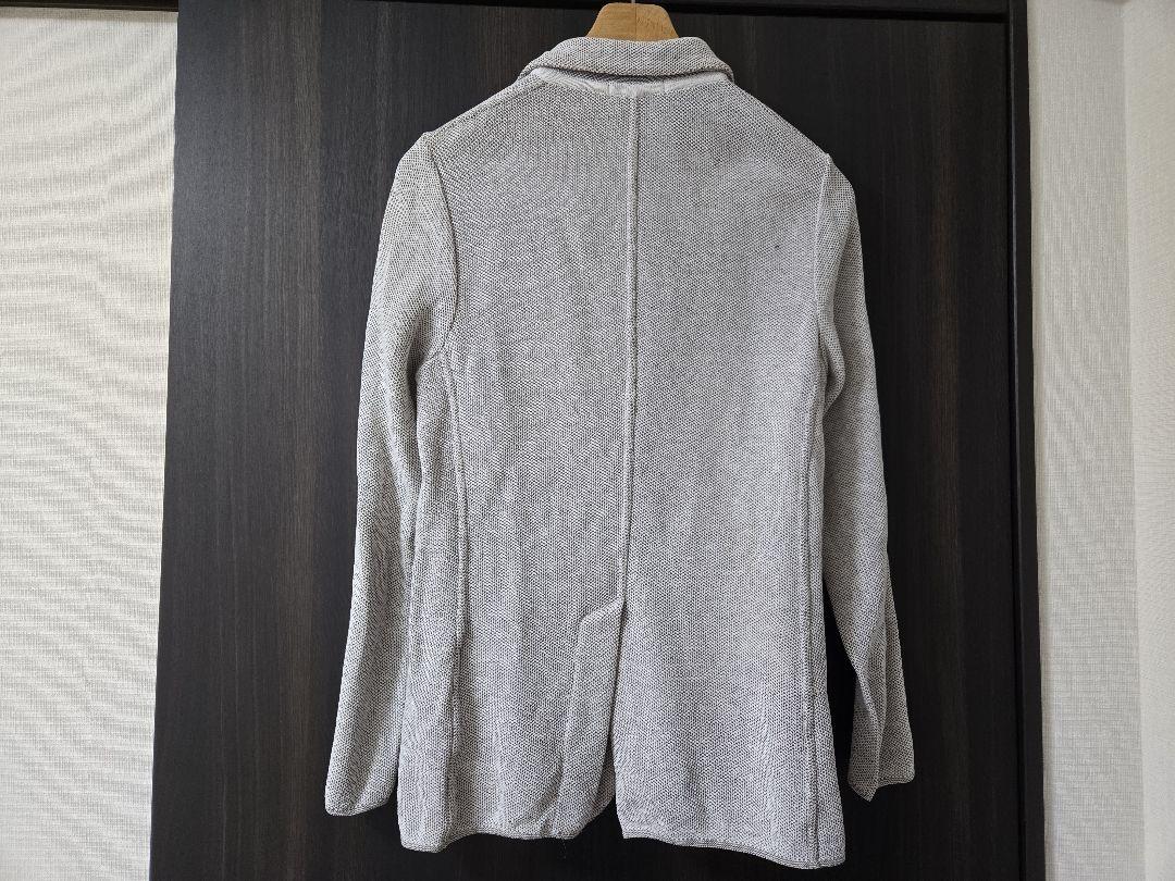 LARDINI ブートニエール ニットテーラードジャケット