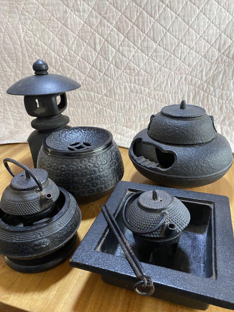 南部鉄器5点　まとめ売り（灰皿、置物、インテリア　　昭和レトロ）