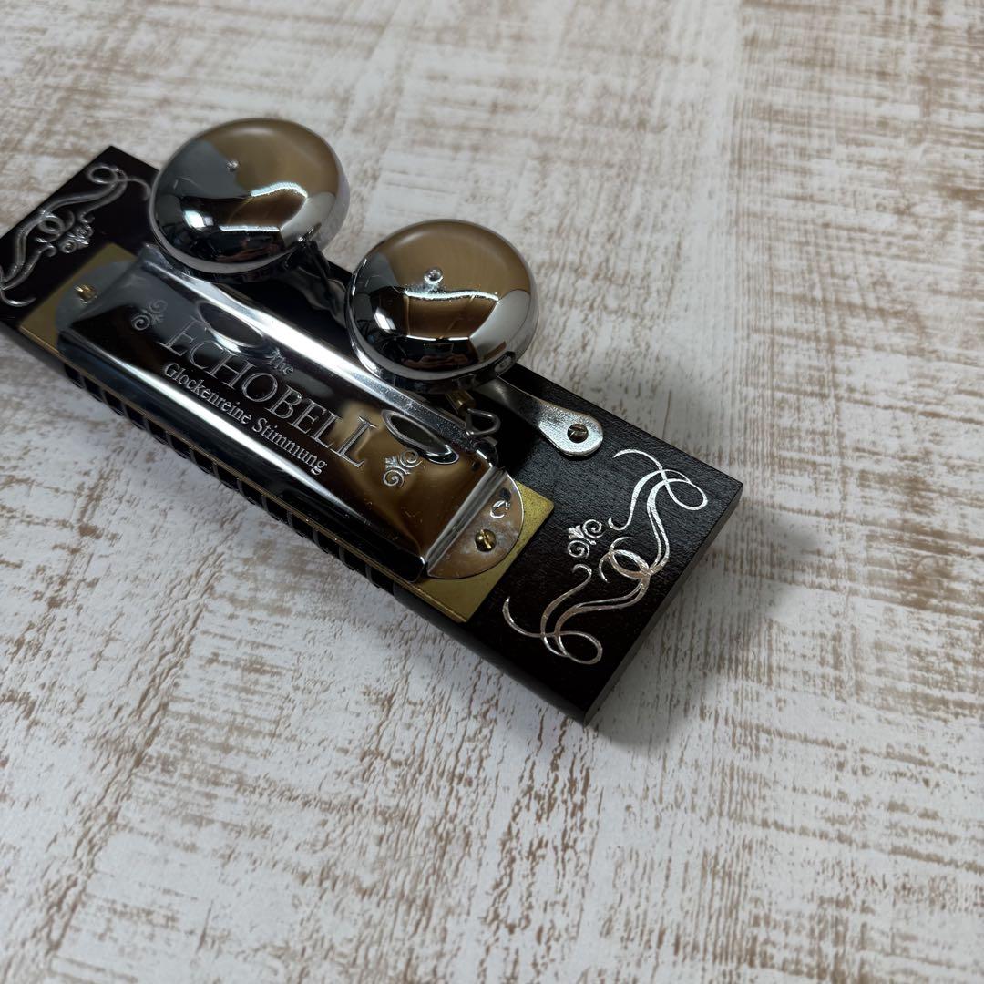 ホーナー社　ハーモニカ　Echo bell Hohner ホーナー社 ハーモニカ Echo bell 箱付き - メルカリ