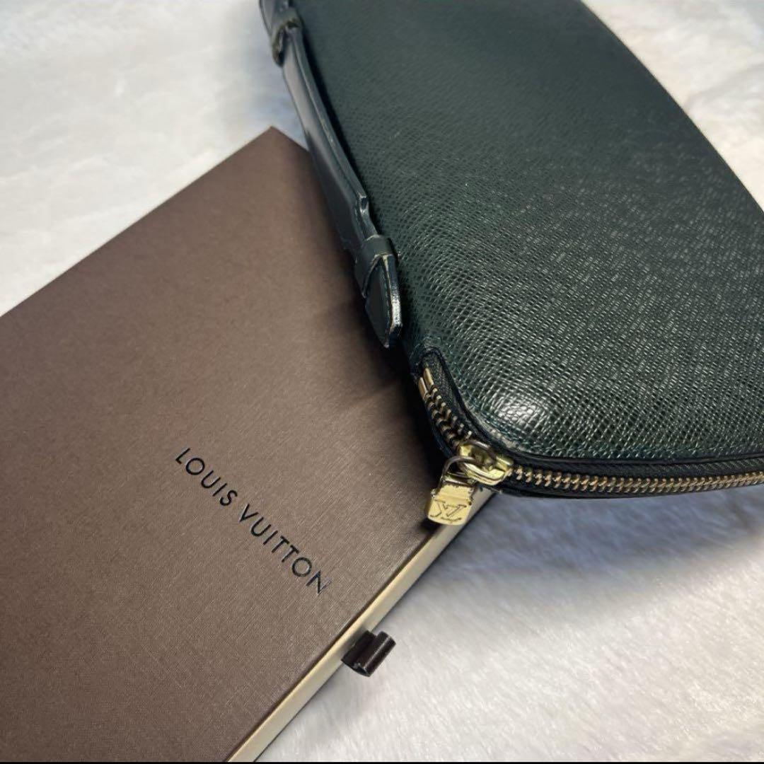 ケンジー【美品】Louis Vuitton オーガナイザー アトール 袋付美品】ルイヴィトン タイガ オーガナイザーアトール 長財布