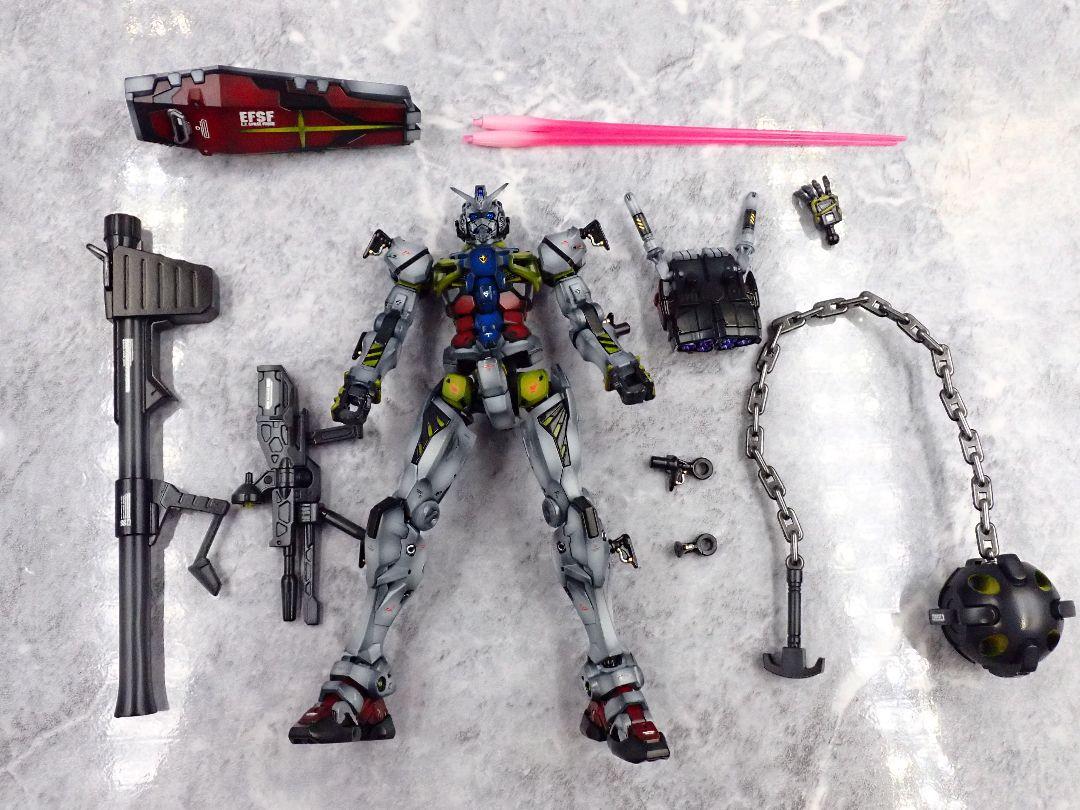 HG ジークアクス 白いガンダム(元は赤いガンダム) ガンプラ 全塗装 完成品