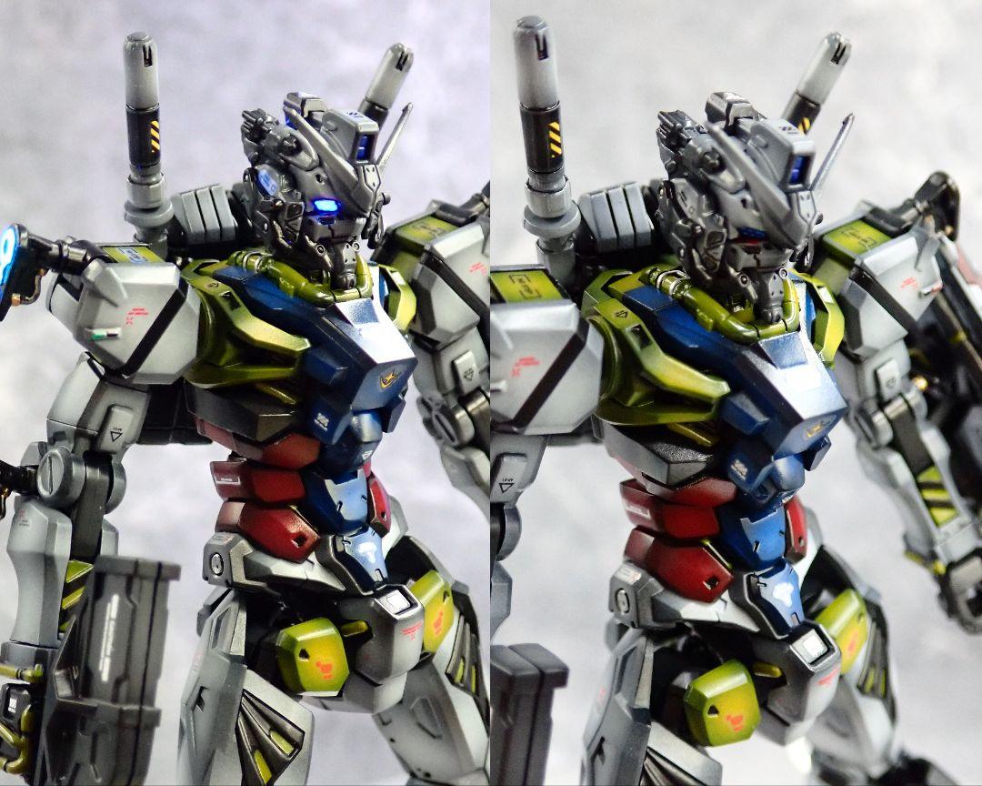 HG ジークアクス 白いガンダム(元は赤いガンダム) ガンプラ 全塗装 完成品
