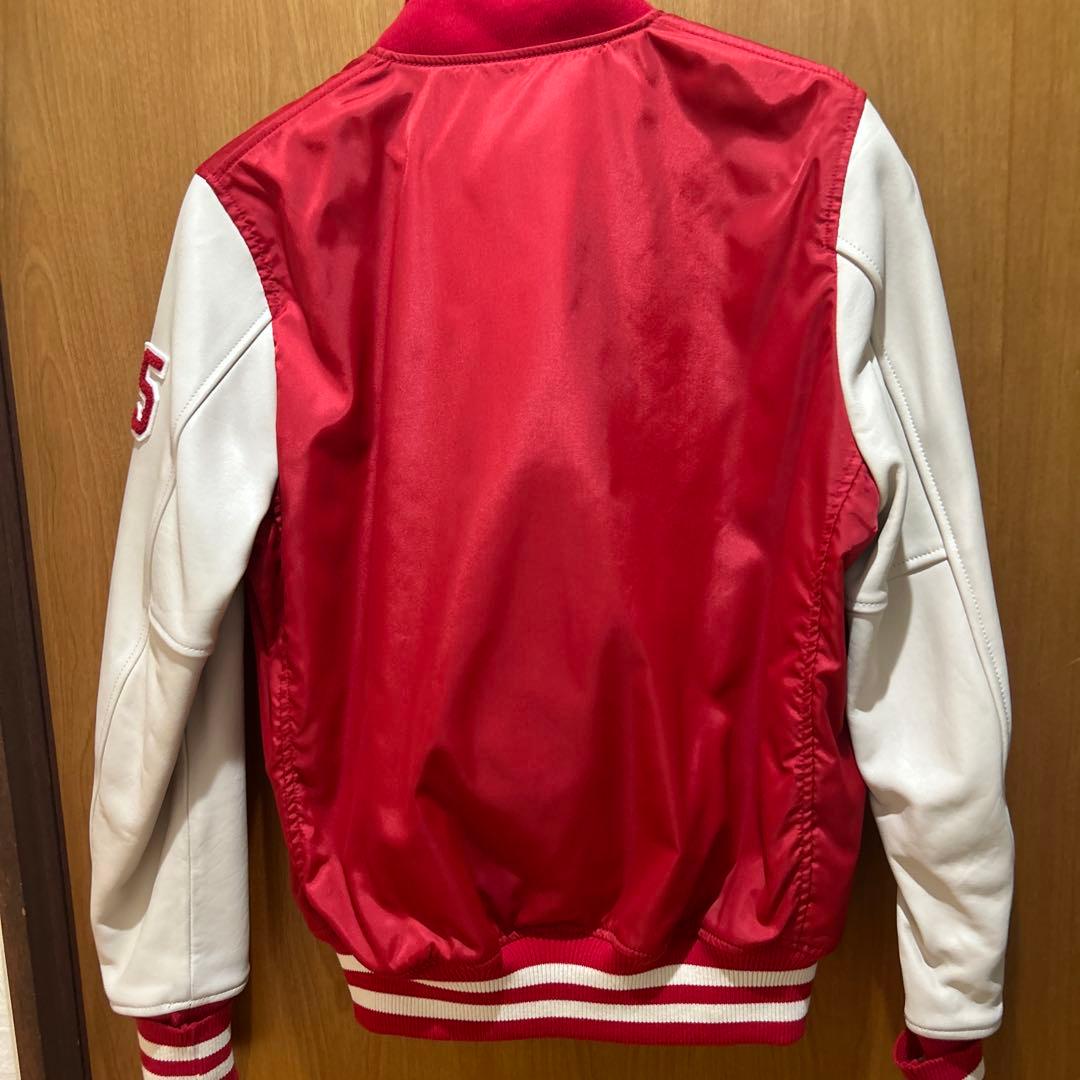 HYSTERIC GLAMOUR スタジャン レッド/ホワイト HYSTERIC GLAMOUR スタジャン レッド/ホワイト