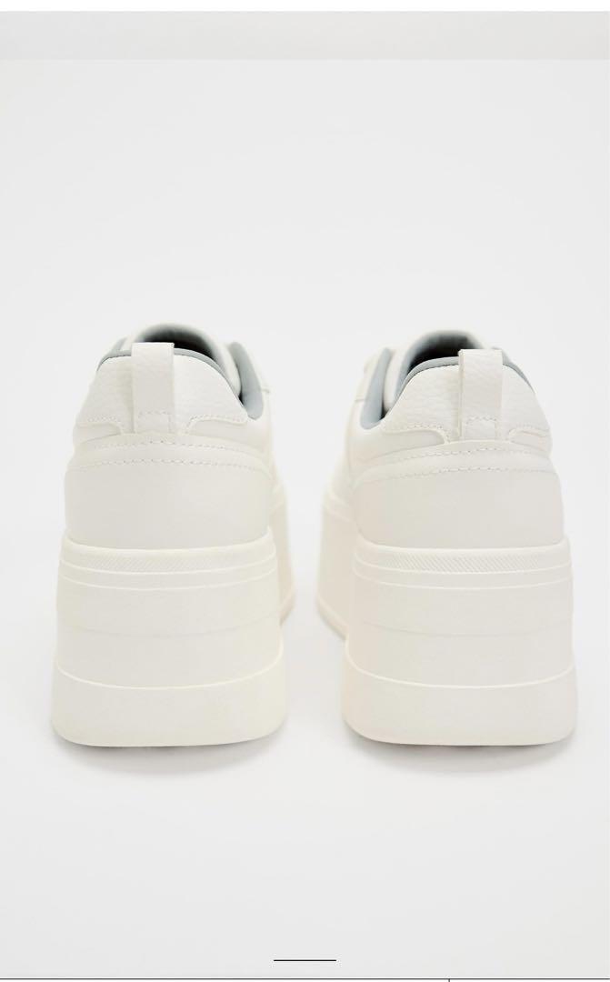 ZARA フラットフォームプリムソール 靴