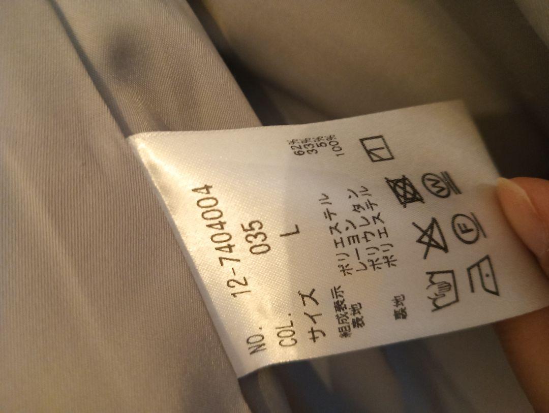 PLST グレー パンツスーツ Lサイズ