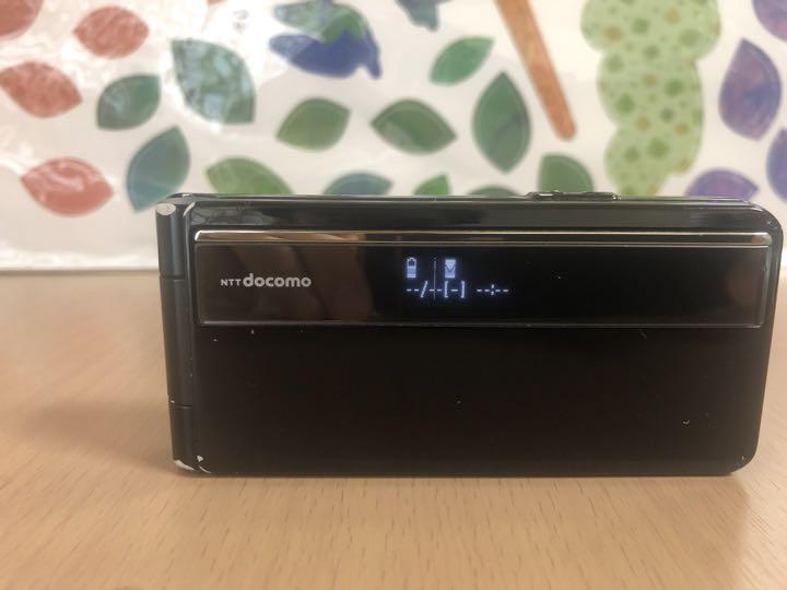 480円 【返品?交換対象商品】 ドコモ docomo P-07B BLACK ブラック 黒 ガラケー 携帯