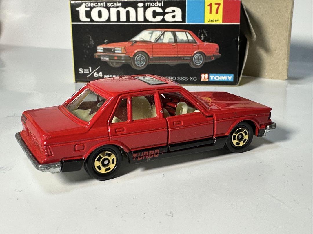 【上品】 黒箱トミカ 17 ニッサンブルーバード1800ターボSSS-XG レッド ミニカー