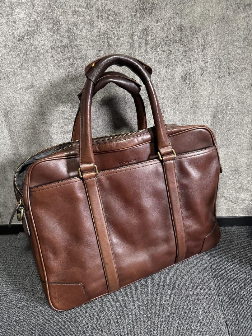 COACH ビジネスバッグ　ブラウン　茶色