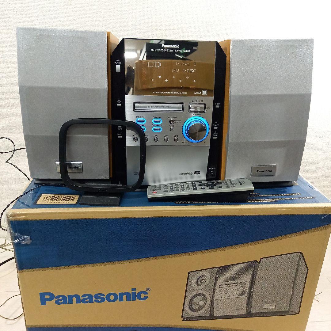 ※レザフロ　Panasonic SA-PM700MD MDステレオシステム 概要 MDステレオシステム SC-PM700MD | ミニコンポ