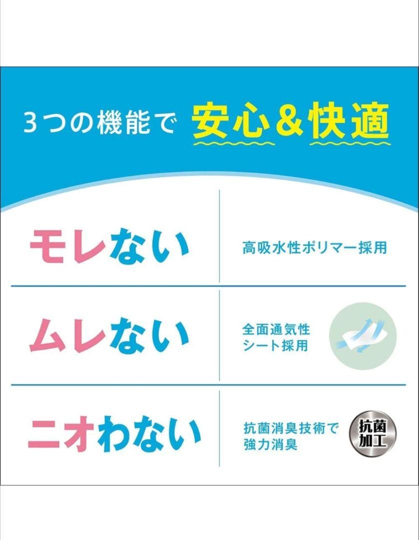【リリーフ】まるで下着　 L-LL 　34枚×2パック　計68枚　人気のブルー