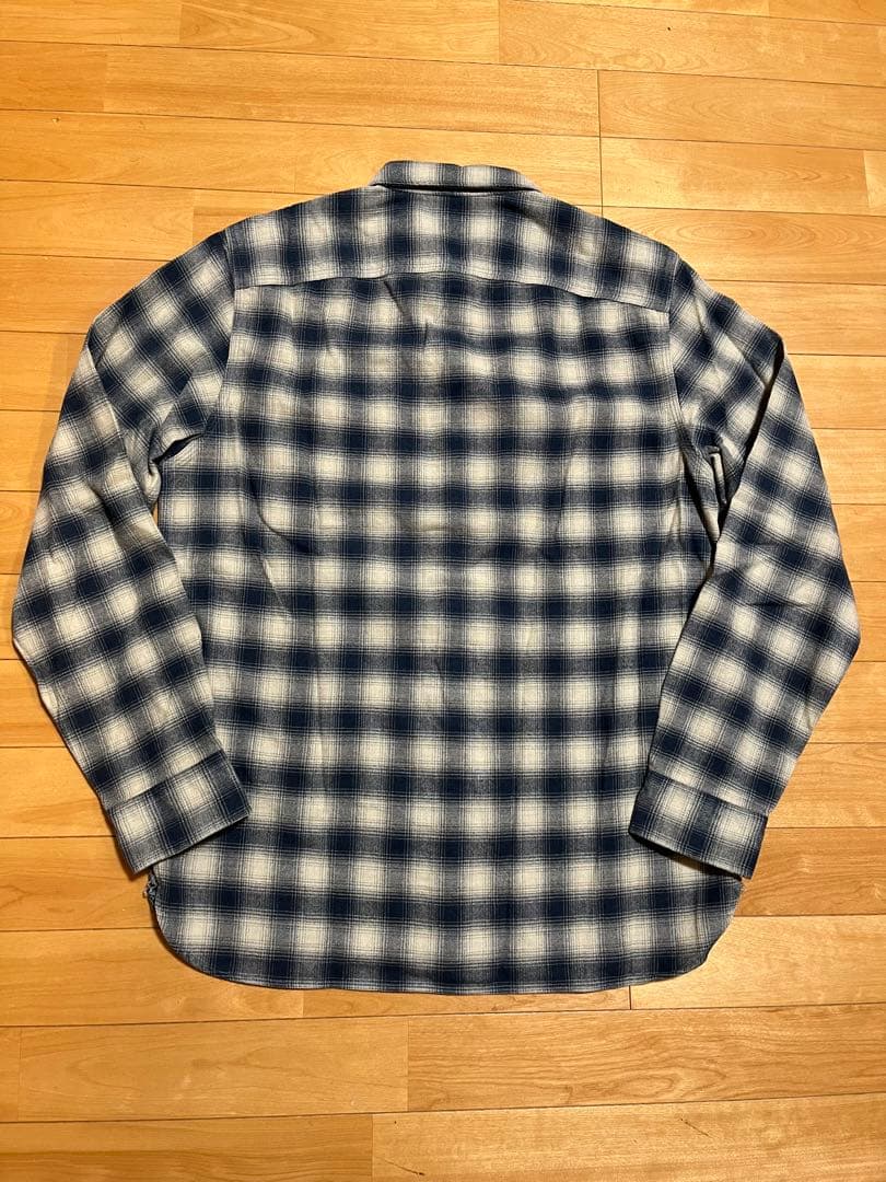 色々な名作 激レア RRL オンブレチェックシャツ 木村拓哉 オンブレ