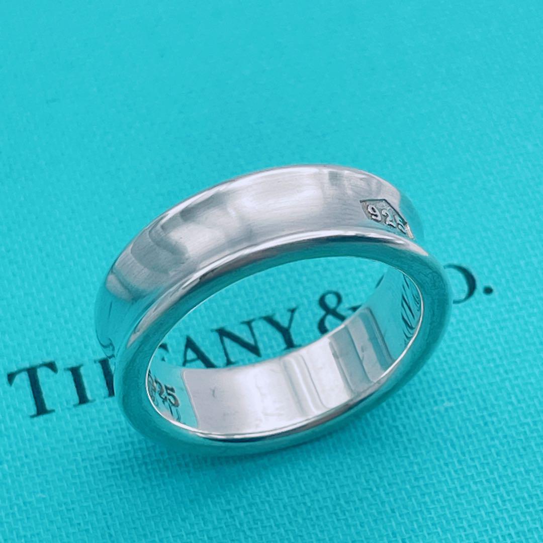 Tiffany & Co. リング　指輪　ナロー　ワイド　17号　1837