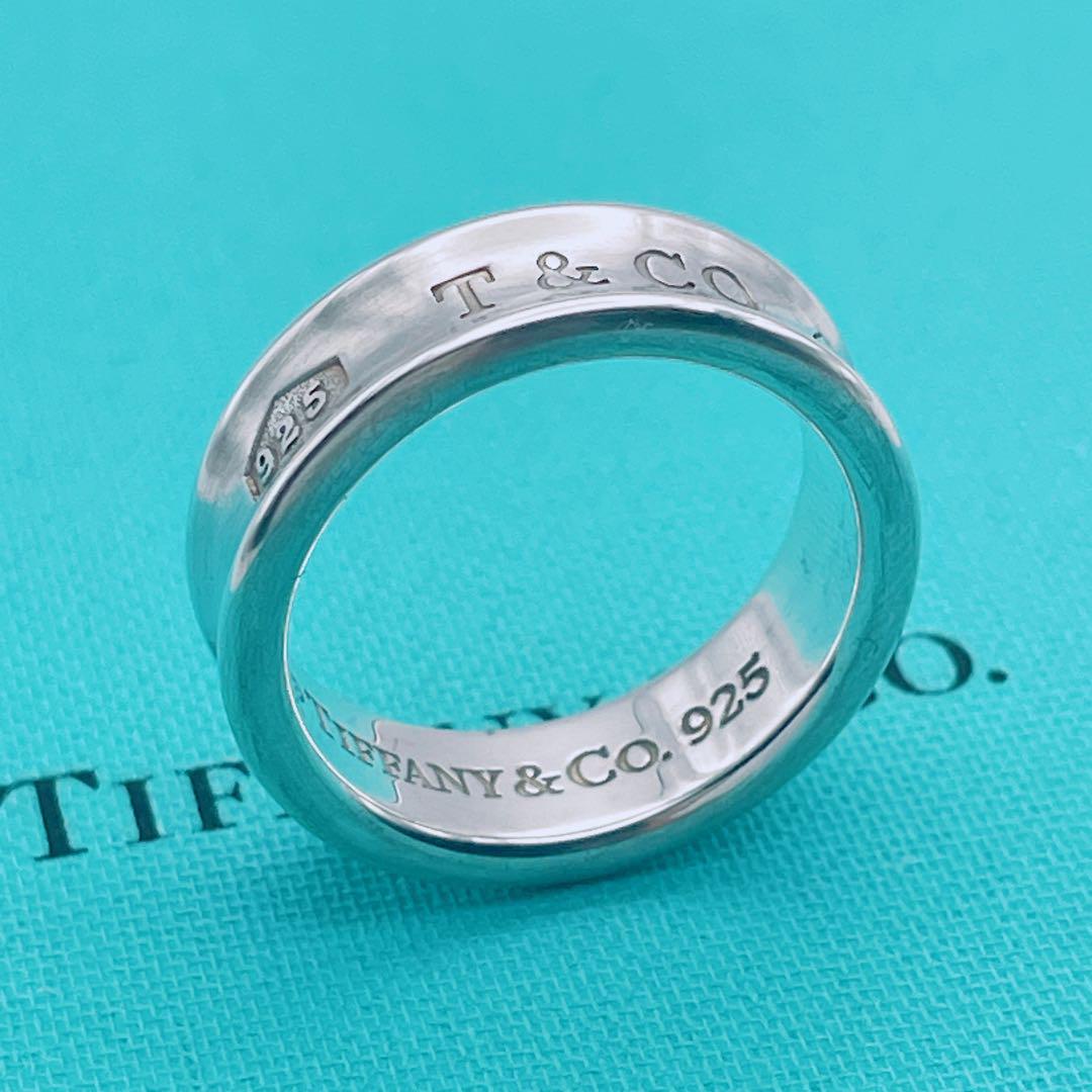 Tiffany & Co. リング　指輪　ナロー　ワイド　17号　1837