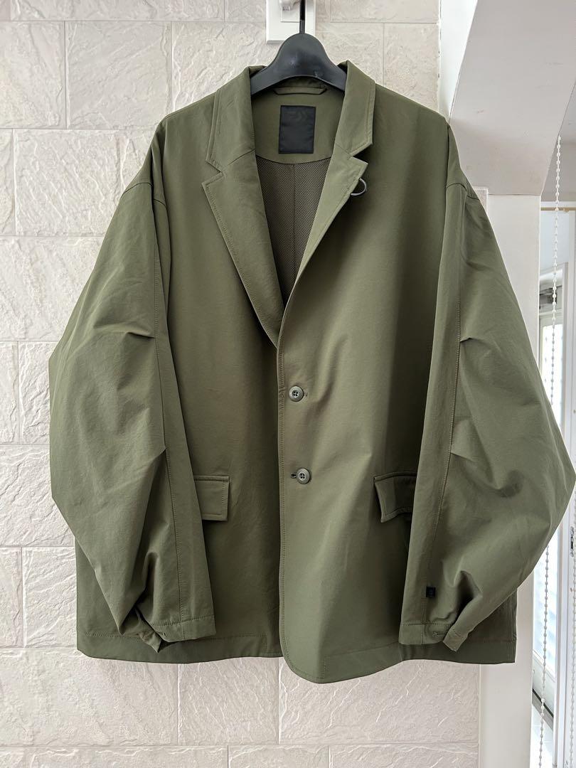 DAIWA PIER39 TECH LOOSE 2B JACKET Sサイズ 緑 DAIWA PIER39 (ダイワピア39) TECH LOOSE 2B JACKET TWILL