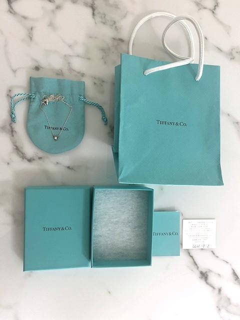 未使用Tiffanyティファニー ダイヤモンドバイザヤードネックレス0.05ct
