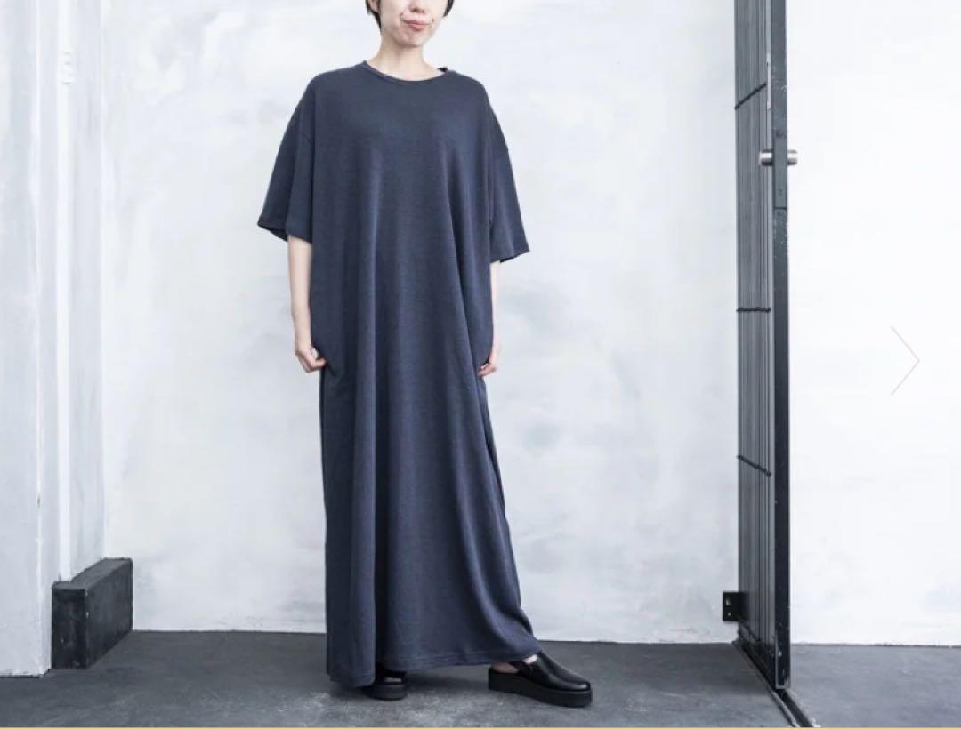 WIRROW ウィロー リネンコットンカット&ソードレス DUSTY NAVY ワンピース WIRROW ウィロー リネンコットンカット&ソードレス DUSTY NAVY ワンピース