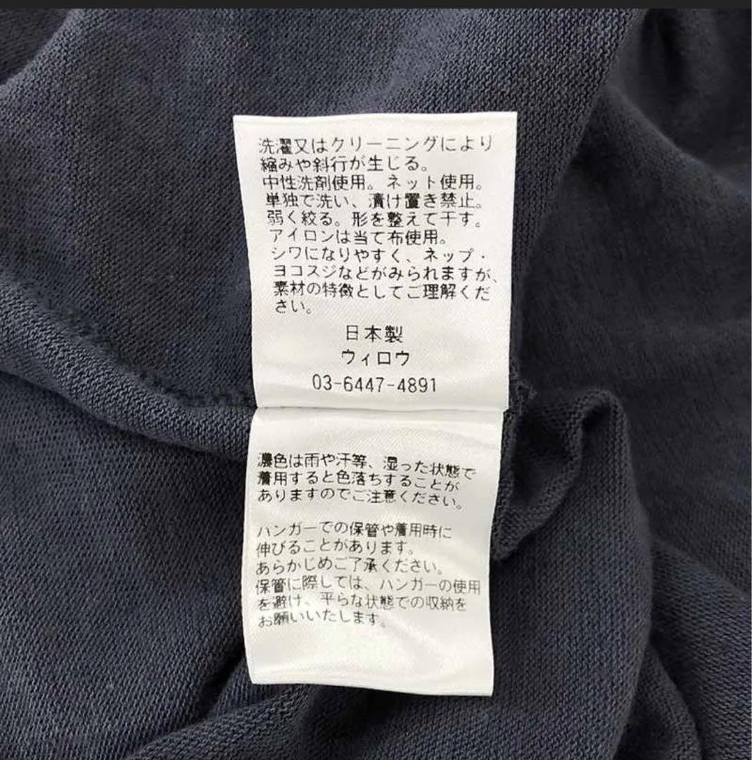 WIRROW ウィロー リネンコットンカット&ソードレス DUSTY NAVY ワンピース WIRROW ウィロー リネンコットンカット&ソードレス DUSTY NAVY ワンピース