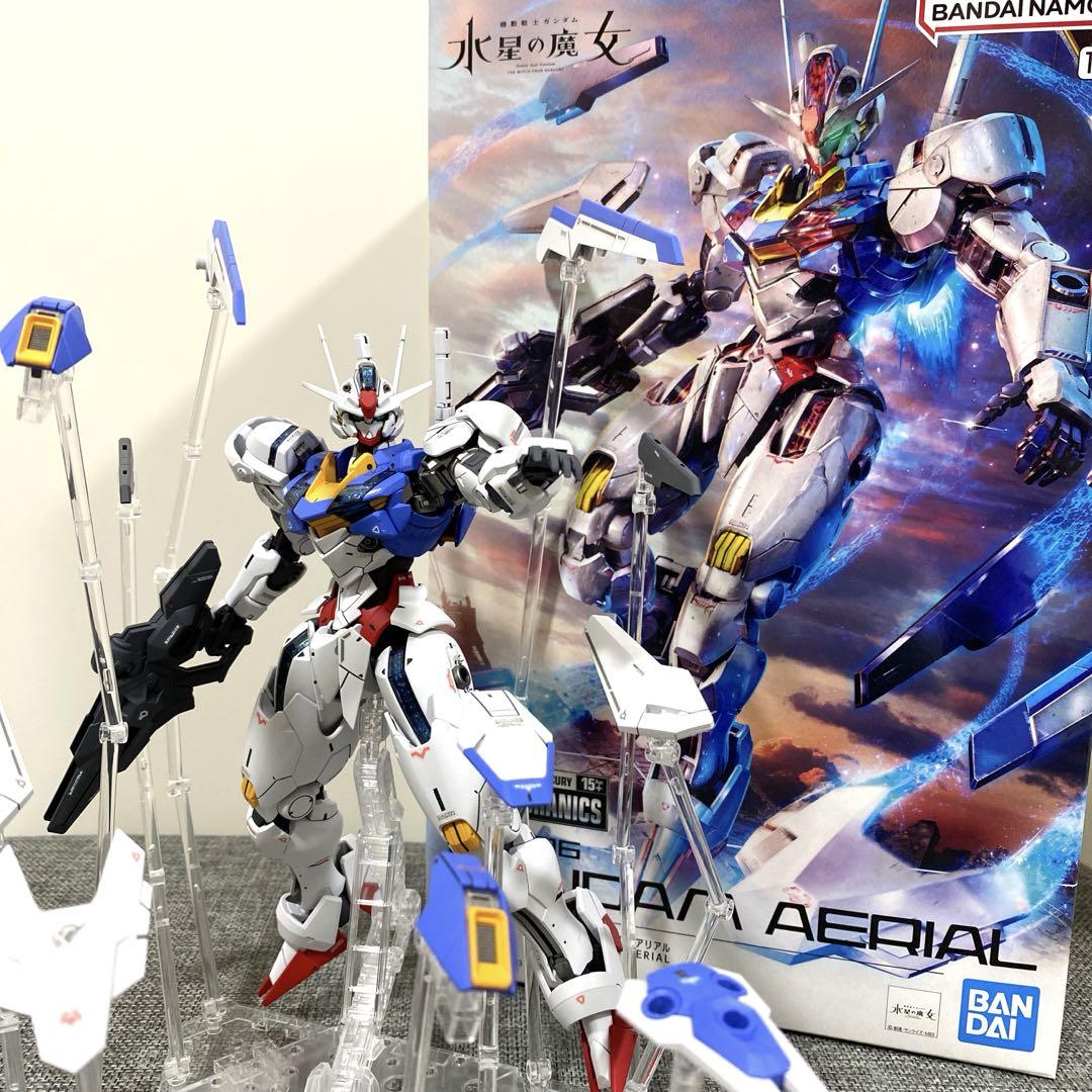 s*5様 フルメカニクス 1/100 ガンダム・エアリアル 塗装品 ガンプラ 水