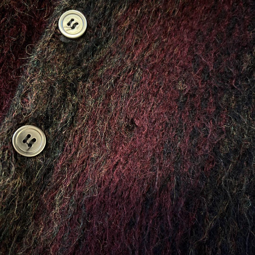 トップス 60's/shadow stripe  mohair cardigan