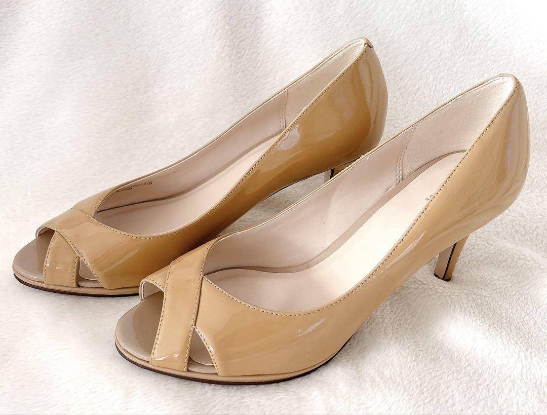 ☆新品未使用☆Cole Haan ベージュ エナメル パンプス✖️2足