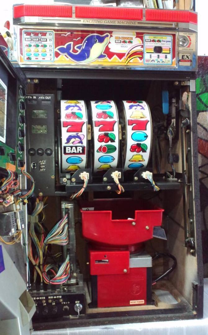 パチスロ実機☆ユニバーサル☆ゴールデンフリッパー【コイン不要