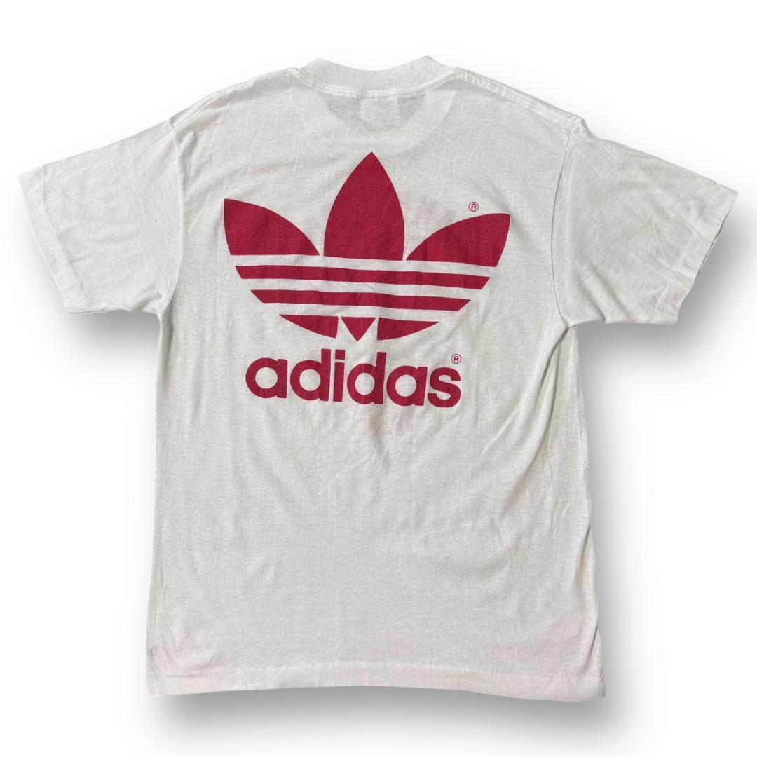 80s USA製 adidas シングルステッチ Tシャツ | used&vintage aoakua