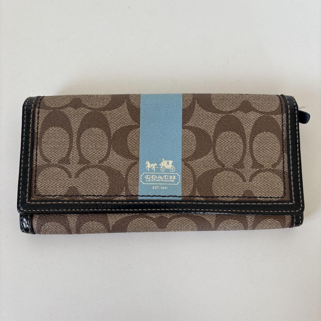 未使用✨並行輸入品 COACH コーチ モノグラム 長財布 ブラウン