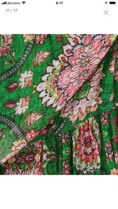 別注シフォンフラワープリントマキシスカート | nalans.com