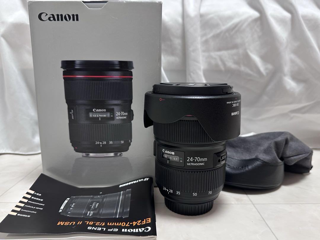 CANON EF 24-70mm f2.8 II USM 箱付き