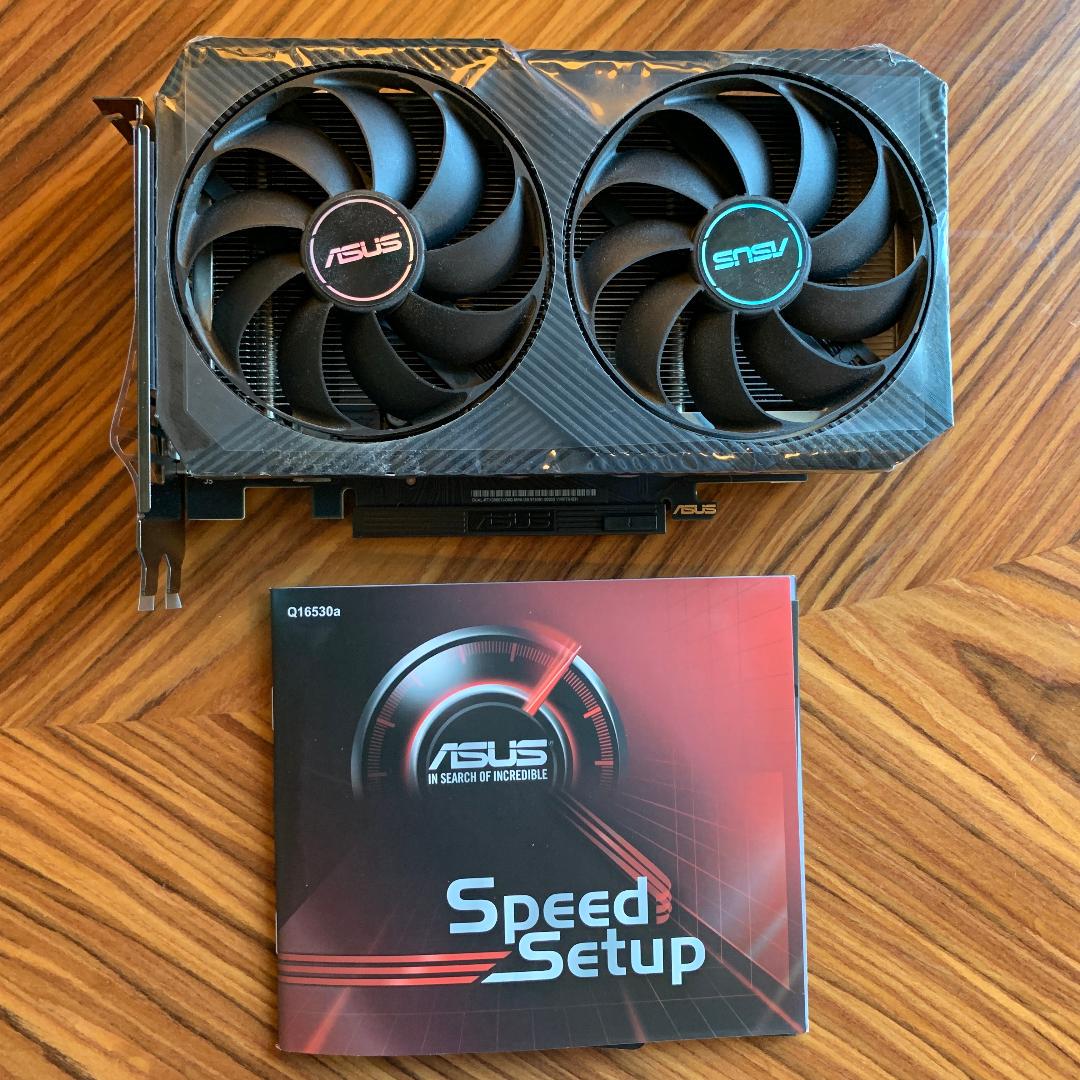 グラフィックボード・グラボ・ビデオカード ASUS RTX 3060Ti DUAL MINI OC