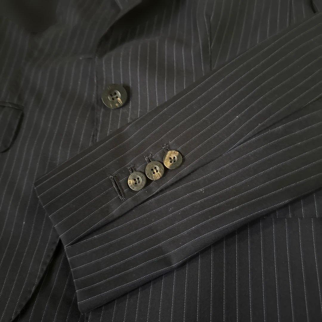 OLD ENGLAND ダークネイビー ストライプスーツ